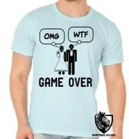 Camiseta adulto ou infantil Casamento game over engraçado - Foto 5