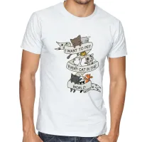 Camiseta adulto ou infantil Cat pet world gato gatinho felino - Foto 2
