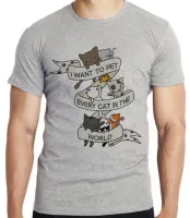 Camiseta adulto ou infantil Cat pet world gato gatinho felino - Foto 3
