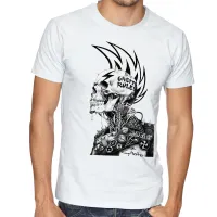 Camiseta adulto ou infantil Caveira guetto rules regras punk - Foto 3