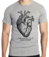 Camiseta adulto ou infantil coração intercostal enfermagen medicina - Foto 3