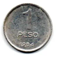 Argentina - 1984 - 1 Peso