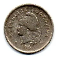 Argentina - 1933 - 5 Centavos