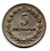 Equador - 1963 - 5 Centavos - Foto 2