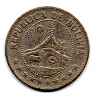 Bolívia - 1969 - 1 Peso Boliviano - Foto 2