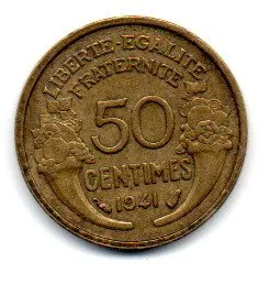 França - 1941 - 50 Centimes