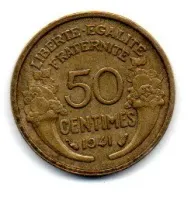 França - 1941 - 50 Centimes