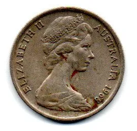 Austrália - 1968 - 5 Cents