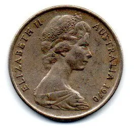 Austrália - 1970 - 5 Cents
