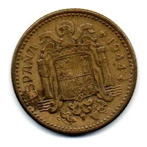 Espanha - 1944 - 1 Peseta Imagem