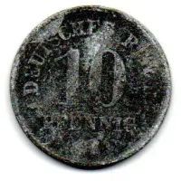 Alemanha Império - 1921 - 10 Pfennig - UTG