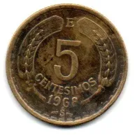 Chile - 1968 - 5 Centesimos
