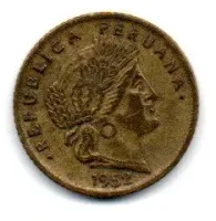 Peru - 1952 - 5 Centavos