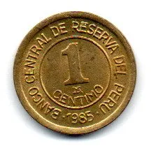 Peru - 1985 - 1 Centimo