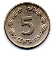 Equador - 1946 - 5 Centavos - Foto 2