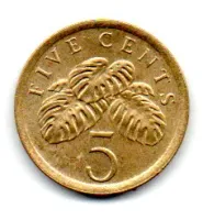 Cingapura - 1990 - 5 Cents - Foto 2
