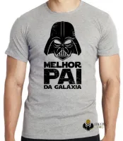 Camiseta adulto ou infantil Darth vader melhor pai da galaxia - Foto 4