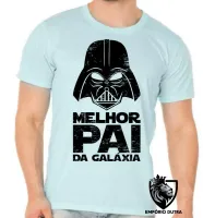 Camiseta adulto ou infantil Darth vader melhor pai da galaxia - Foto 5
