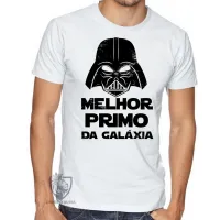 Camiseta adulto ou infantil darth vader melhor primo galaxia star wars - Foto 2