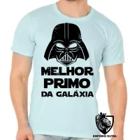 Camiseta adulto ou infantil darth vader melhor primo galaxia star wars - Foto 5