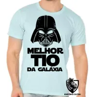 Camiseta adulto ou infantil darth vader melhor tio galaxia star wars - Foto 5