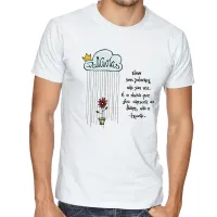 Camiseta adulto ou infantil Eleve suas palavras não sua voz - Foto 3