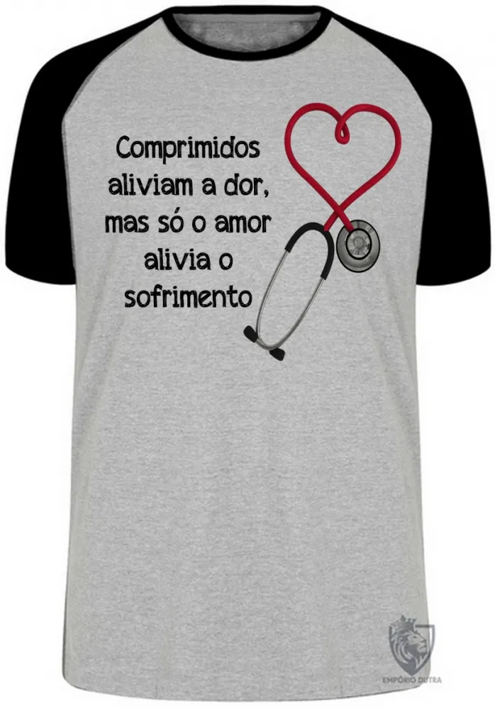 Camiseta adulto ou infantil Enfermagem comprimidos Imagem