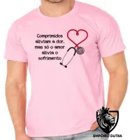 Camiseta adulto ou infantil Enfermagem comprimidos - Foto 2