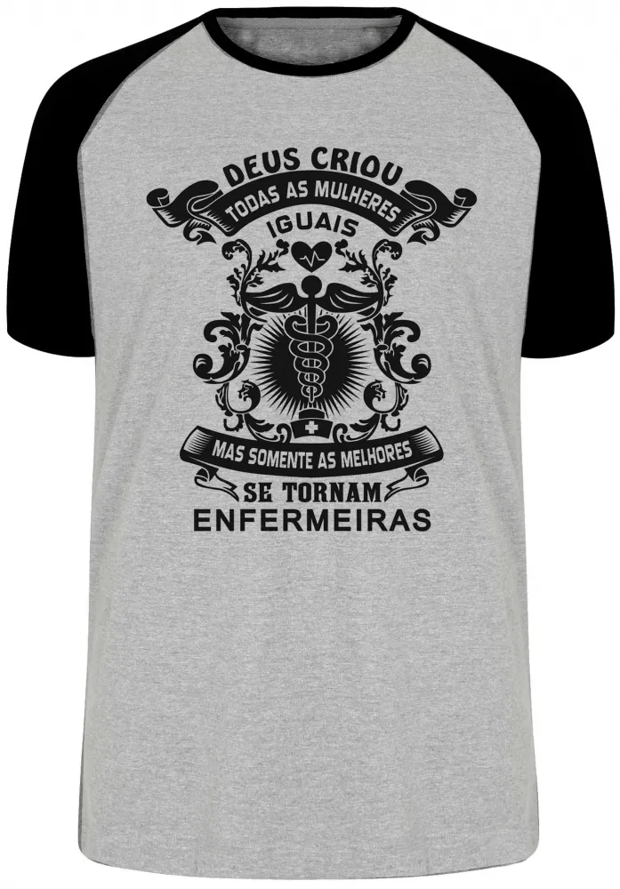 Camiseta adulto ou infantil Enfermagem enfermeira melhores Imagem