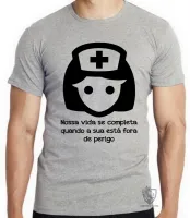 Camiseta adulto ou infantil Enfermagem nossa vida - Foto 4