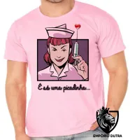 Camiseta adulto ou infantil Enfermagem picadinha - Foto 2