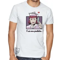 Camiseta adulto ou infantil Enfermagem picadinha - Foto 3