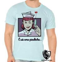 Camiseta adulto ou infantil Enfermagem picadinha - Foto 5