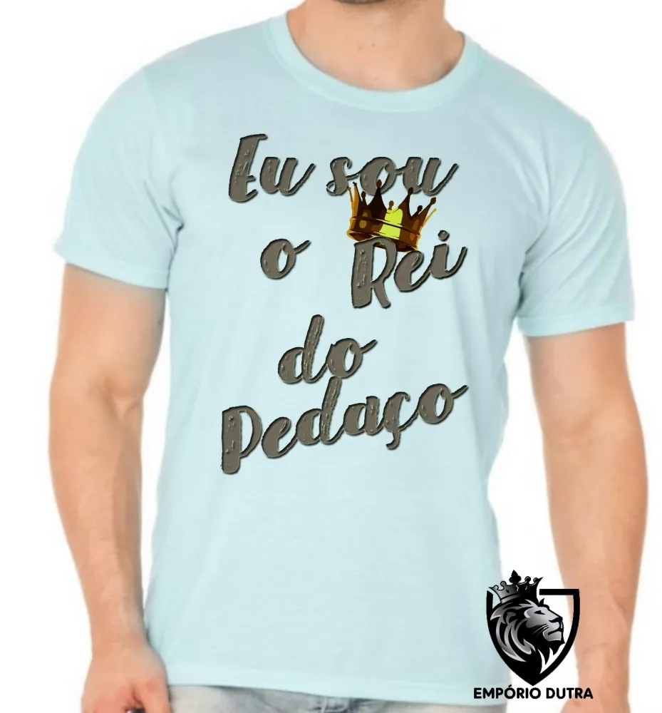 Camiseta adulto ou infantil Eu sou o Rei do pedaço Imagem