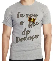 Camiseta adulto ou infantil Eu sou o Rei do pedaço - Foto 2