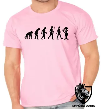 Camiseta adulto ou infantil evolução alien et ovni - Foto 2