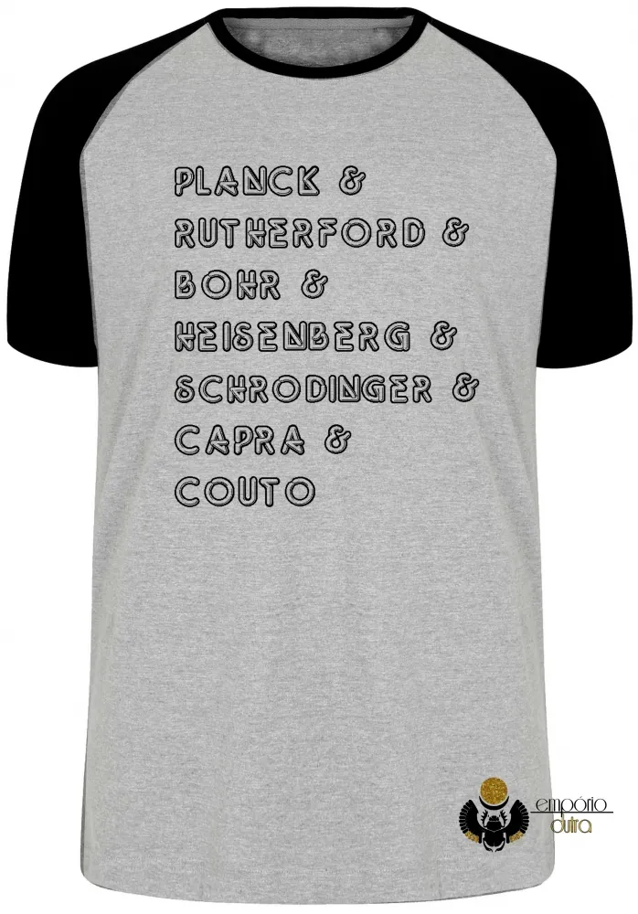 Camiseta adulto ou infantil Físicos quânticos fisica quantica