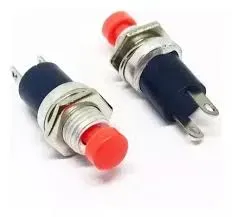 BOTÃO PUSH BUTTON PBS-110 SEM TRAVA (VERMELHO)