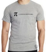 Camiseta adulto ou infantil fórmula pi matematica professor - Foto 4