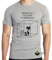 Camiseta adulto ou infantil gato schrodinger fisica quantica - Foto 4