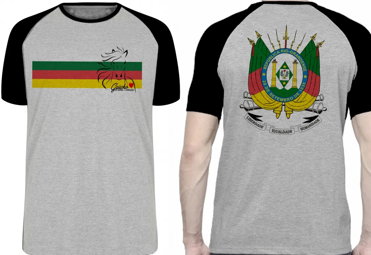 Camiseta adulto ou infantil Gaúcho rio grande do sul