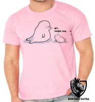 Camiseta adulto ou infantil Hey Mother Mãe Foca filha - Foto 2