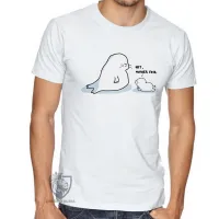 Camiseta adulto ou infantil Hey Mother Mãe Foca filha - Foto 3