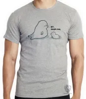 Camiseta adulto ou infantil Hey Mother Mãe Foca filha - Foto 4
