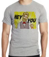 Camiseta adulto ou infantil Hipster Hey you - Foto 4