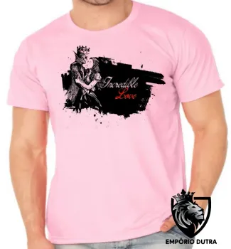 Camiseta adulto ou infantil Incredible Love caveira princesa - Foto 2