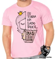 Camiseta adulto ou infantil Lado doce comi cupcake - Foto 2