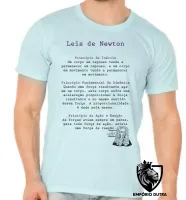 Camiseta adulto ou infantil Leis de Newton - Foto 5