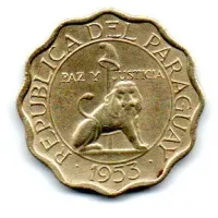 Paraguai - 1953 - 15 Centimos - Polida