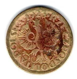 Polônia - 1923 - 5 Groszy - Polida